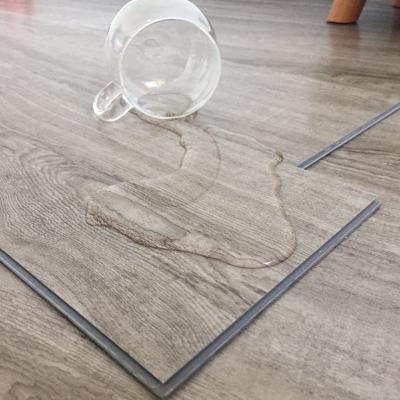 China Waterproof wear resistant anti-slip uv coating slab parquet engineered spc flooring for sale