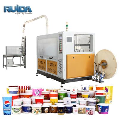 China Manufacturing Plant New Top Cup Paper Making Machine High Speed Disposable 6-22oz Custom Made Paper Cup Making Machine Fully Automatic for sale