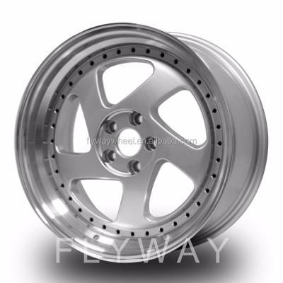 China ALLOY Flyway New Design H502 17x7.5 17x8.0 Machined Face Alloy Wheel Rim With Rivet for sale