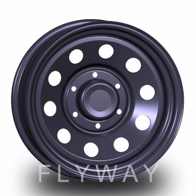 China FX003 15inch 16inch 17inch Steel Wheels 4x4 Flyway Steel Wheel For Offroad for sale