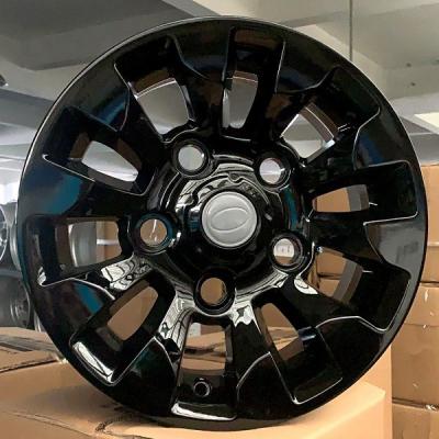 China FLYWAY 16x7.0 4x4 Size Aluminum Alloy Wheel 5H165.1 For Land Rover Defender Gloss Black Finish for sale