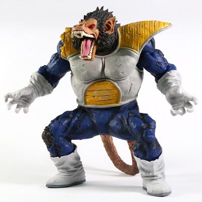 China Cartoon Toy Custom Action Number Anime Gorilla Ape Vegeta Super Saiyan Action Figure With GK Saiyan Gorilla Ape Vegeta PVC Model Toy for sale