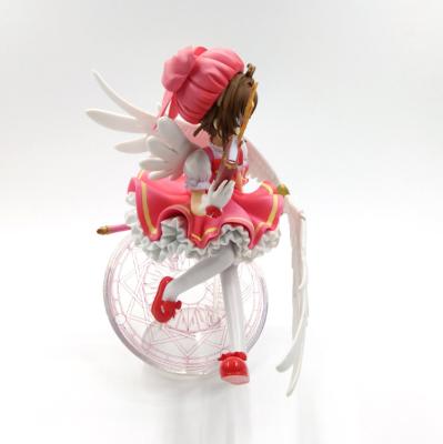 China Anime Factory 3d Desig Toy Popular Cartoon Cute Card Captor Custom Action Number Girl Sakura with Card Captor Sakura's Magical Vinyl First Toy for sale