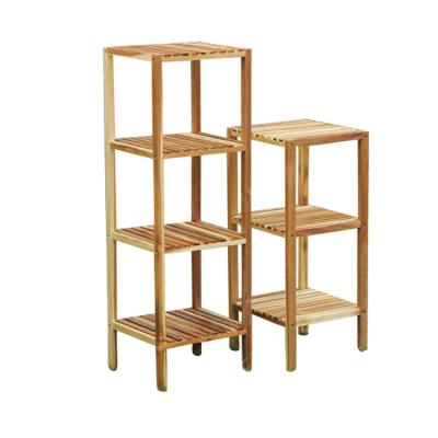 China Living Room Diaper Shelving Storage Bamboo Multifunctional Adjustable Organizer for sale