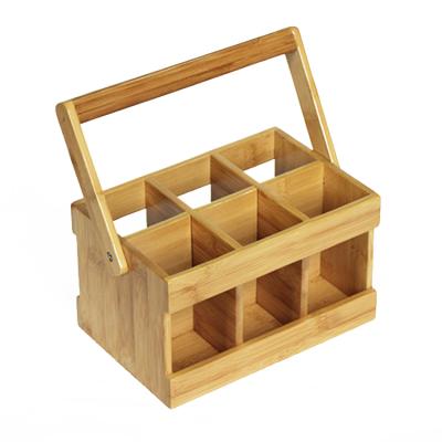 China Large Bread Bamboo Bamboo Tool Rice Cover Compartment Organizer Storage Box Bamboo Tool Organizer Box for sale