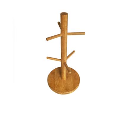 China Kitchen Coffee Cup Holder Sustainable Cup Holder Stand Bamboo Tree for sale