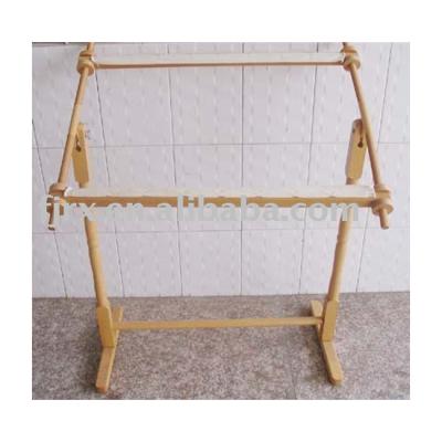 China China factory direct single thread stand display wooden embroidery display stand for sale