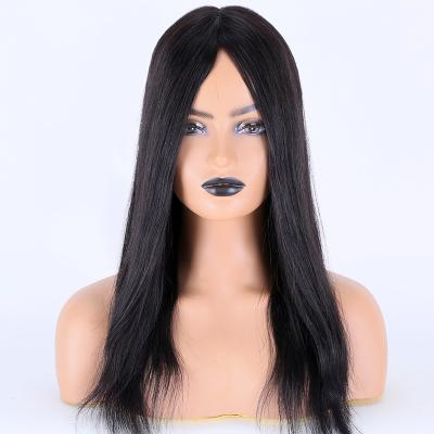 China High Quality 100% Virgin Human Hair Most Natural Invisible Hairline Black Hairline Super Thin Skin Hairpiece Replacement For Women for sale