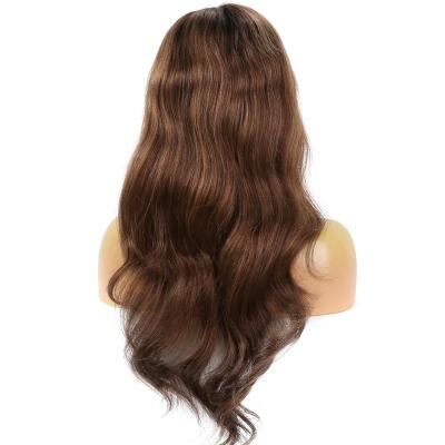 China Wholesale Hot Style Deep HD New Full 100% European Virgin Remy Hair Transparent Wave Lace Wig For White Women for sale