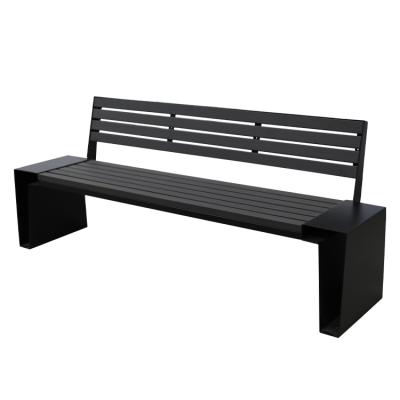 China Traditional Outdoor Japanese Furniture Garden Public Modern Wooden Benches For Public Park for sale