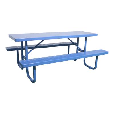 China Hot Sale Modern Outside Patio Garden Table Bench Outdoor Meal Heavy Duty Picnic Tables for sale