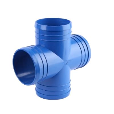 China 2 Inch-4inch High Quality Agricultural Irrigation Water Plastic PVC Irrigation Water System Thru Hose Hose End for sale