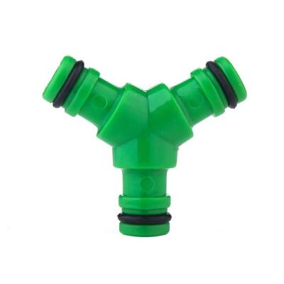 China Hot Selling Plastic Three Way Quick Garden Hose Splitter Water Hose 