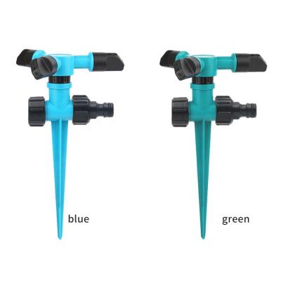 China 2020 Plastic 360 Degree Rotating Swing Arm Garden Sprinkler Sprinkler Tool Automatic Irrigation Sprinkler Easily Install for sale