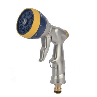 China Variable Flow Controls Update Copper Metal Garden Hose Spray Nozzle Functions Water Gun Car Wash Nozzle Garden Water Gun / good quality zinc 8 for sale