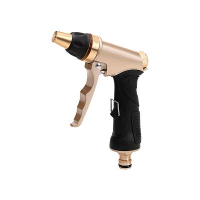 China Variable Flow Controls Car Washing +Garden Metal Spray Gun Water Pressure Powerful Garden Water Jet Sprinkler Nozzle With Copper Connector for sale