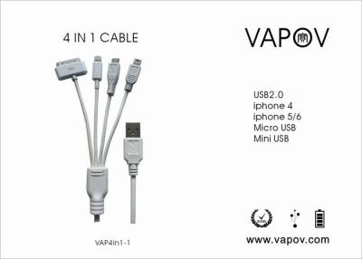 China fecha multifuncional del micrófono USB del iphone 6 del iphone 5 del iphone 4 y cable de carga del USB para Apple y el androide en venta