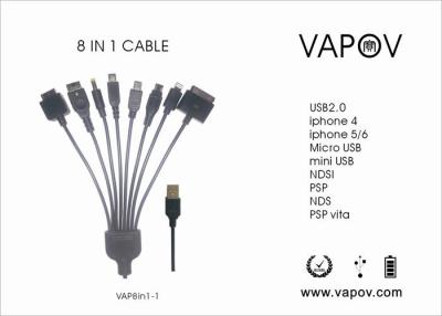 China fecha multifuncional del micrófono USB del iphone 6 del iphone 5 del iphone 4 y cable de carga del USB para Apple y el androide en venta