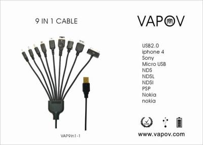 China fecha multifuncional del micrófono USB del iphone 6 del iphone 5 del iphone 4 y cable de carga del USB para Apple y el androide en venta