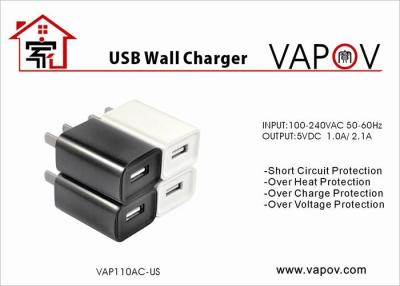 China FCC PSE 2.1A Smart USB Wall Charger , Micro USB Travel Charger with US Plug for sale