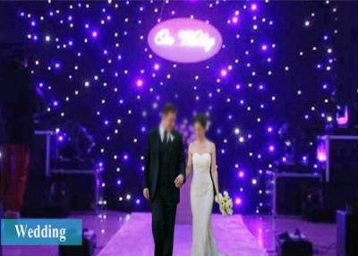 China 4X3M LED Curtain Lights Stage Drape Starry Party Backdrop Wedding Background for sale