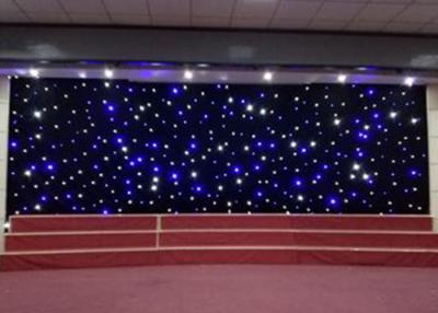 China Sky Effect LED Curtain Lights Stage Christmas Backdrop Decoration 0.4W High Brightness for sale