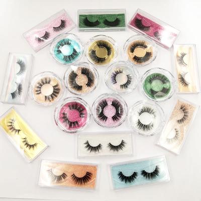 China Dolovebeauty Cruelty Mink Round Circle Holographic Wholesale Waterproof Hand Made Lashes Custom Made Lashes Packaging Box With Private Logo for sale