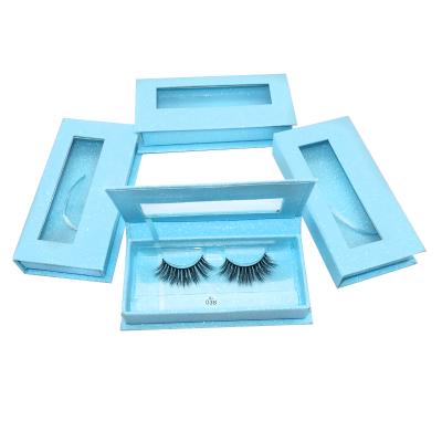 China Wholesale-Buy 3D Mink Eyelashes 18mm Glitter Eyelash Packaging Box Premium Rectangle Magnetic Cruelty-Free Or Siberian Mink Lashes for sale