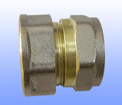 China compression brass fitting female straight for PEX-AL-PEX for sale