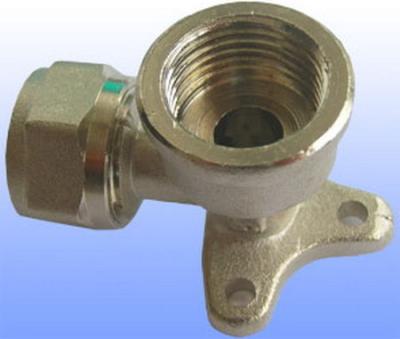 China compression brass fitting wall elbow for PEX-AL-PEX for sale