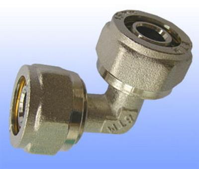 China compression brass fitting reduce elbow for PEX-AL-PEX for sale