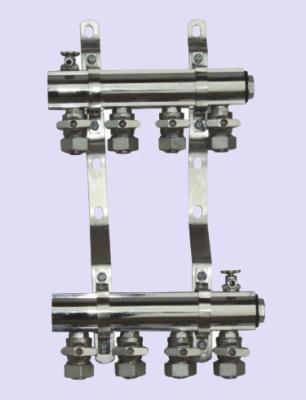 China simple manifolds with ball valve on supply and return flow for sale