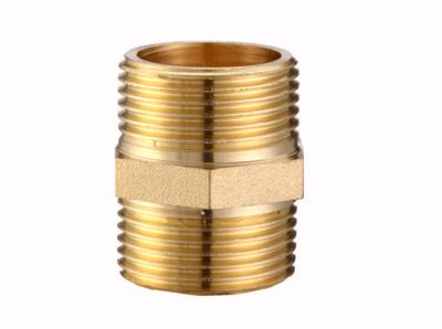 China brass plumbing fitting nipple MM for sale