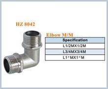 China brass plumbing fitting elbow MM for sale