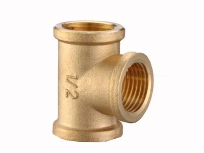 China brass plumbing fitting tee female for sale