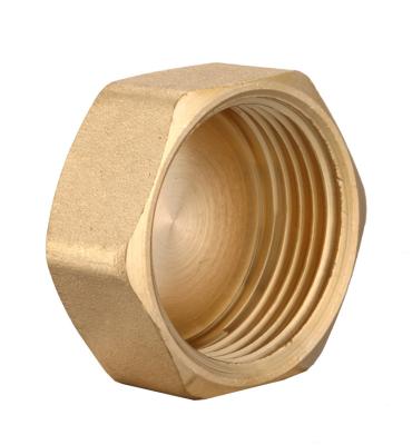 China brass plumbing fitting cap female for sale