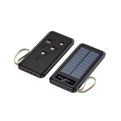 China Treasure 20000mAh large capacity mobile power portable charging outdoor solar treasure fast charging support for sale