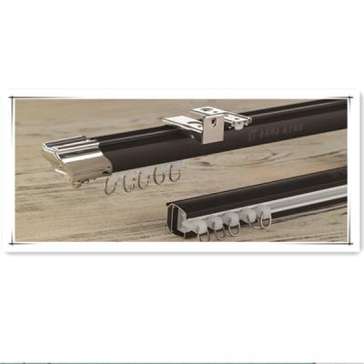 China aluminum sliding windows, curtain track with pulley system, curtain iron rail for sale