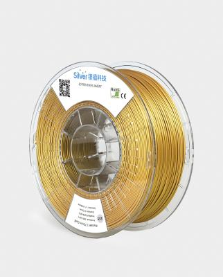 中国 Steel Silver Pla 1.75mm 1kg 3d Metal Printer Filament Metal Color 3d Printing Filament Pla Metallic PLA 販売のため