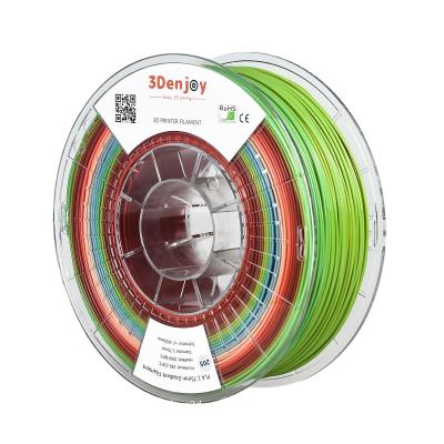 中国 Factory price 3d printer filament oem customized plastic rainbow 1kg filament 1.75mm 2.85mm 3mm rainbow 1kg PLA plastic rainbow rods 販売のため