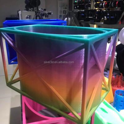 China Rainbow Gradient 3d Printer Filament Rainbow Filament Pla 175 1kg zu verkaufen