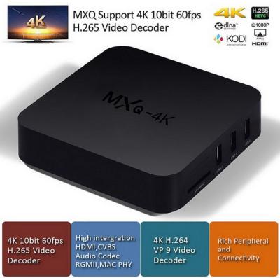 China Great Quality MXQ-4K RK3229 1+8G ,Android TV Box Android 5.1, KODI, DLNA, Google Play Store for sale