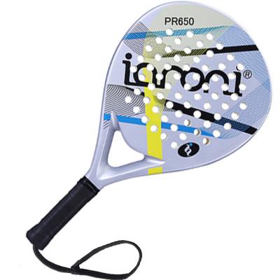 China Full carbon fiber(Toray carbon fiber)+EVA design your own paddle racket china, rackets beach racket set, paleta de padel for sale