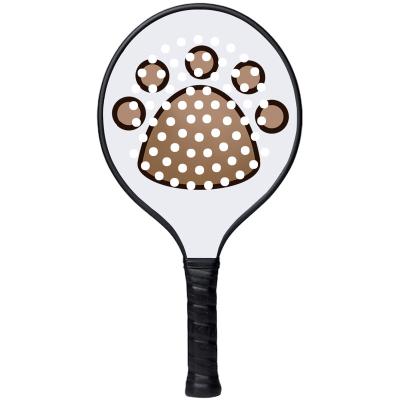 China Full Carbon Fiber (Toray Carbon Fiber) + EVA Design Customized Your Own Platform Tennis Racket for sale