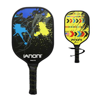 China Full carbon fiber(Toray carbon fiber)+paper mini honeycomb core pickleball rackets,china pickleball paddles racket,indoor pickleball paddle usapa for sale