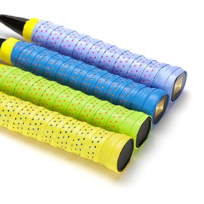 China Breathe Free New High Quality Anti-skid flim Thick Grip Tennis Overgrips For Badminton Overgrip for sale