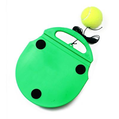 China A base that can be filled with water or sand beginners paddle racket practice pe tennis trainer training for sale