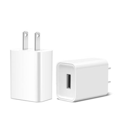 China Convenient Free Sample 5v2a Us Wall Charger Fast Charging iPhone USB Wall Charger for sale