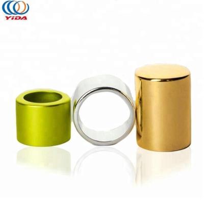 China Non Spill Customized Trim 24mmp Aluminum Disc Top Cap For Perfume Bottle for sale