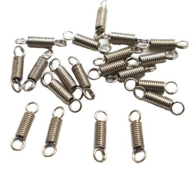 China Cylinder Customized 15mm OD Galvanized Stainless Steel Tension Extension Spring For Cars for sale